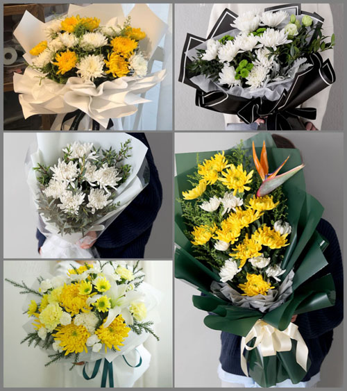 福建三明大田县湖美乡汉口村白事花束代送